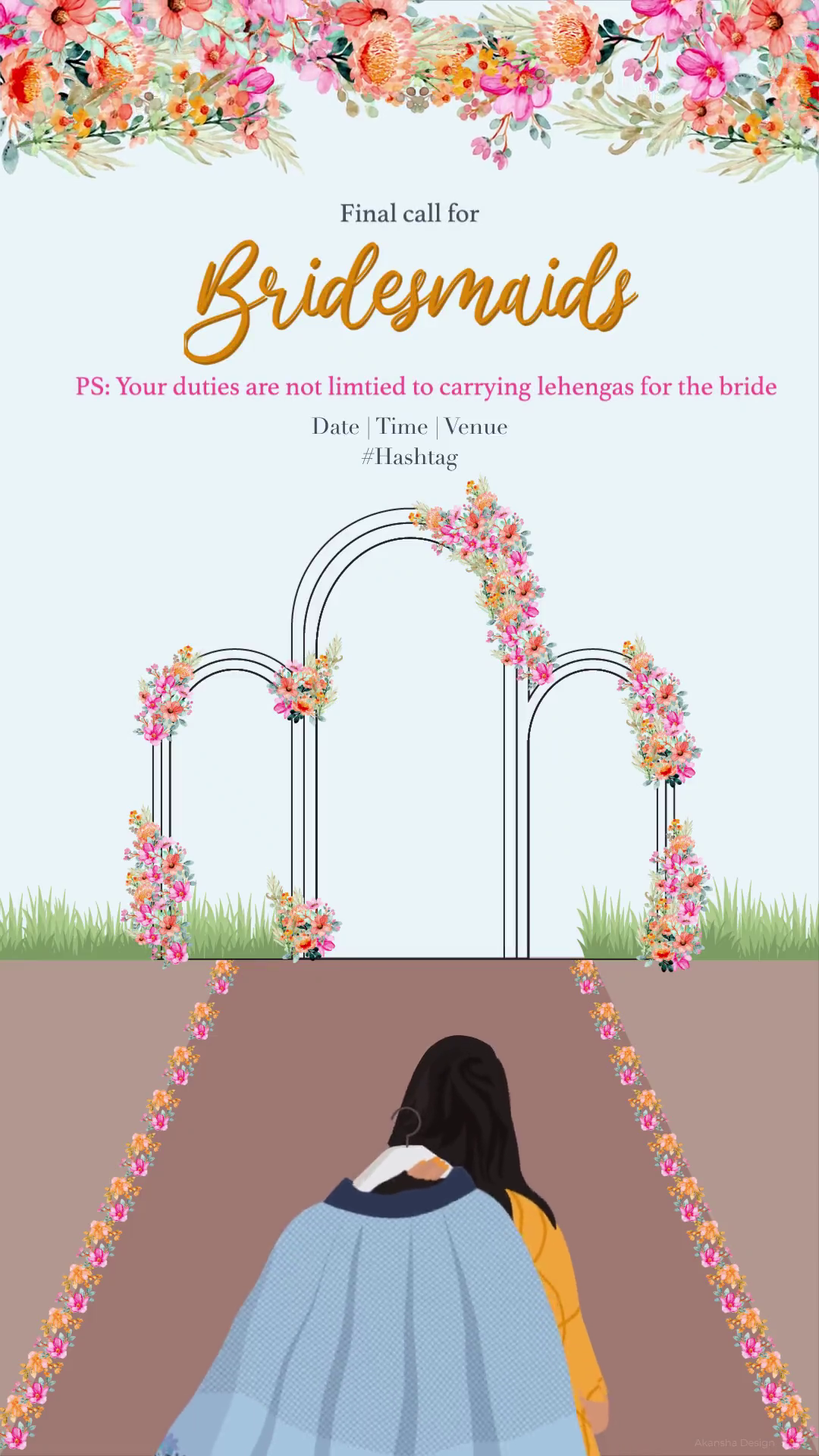 #Bridesmaid Invite