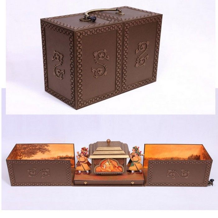 Wedding Invitations Boxes Indian 1