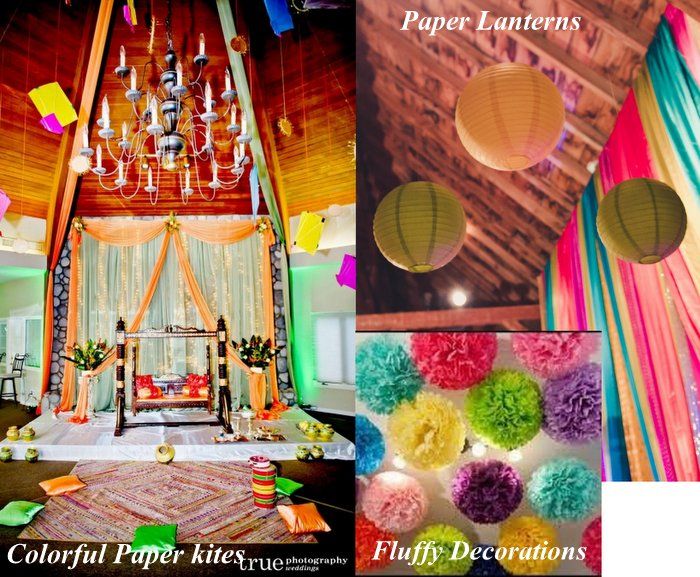 DIY decor  ideas  for your Mehendi Three cheap chic 