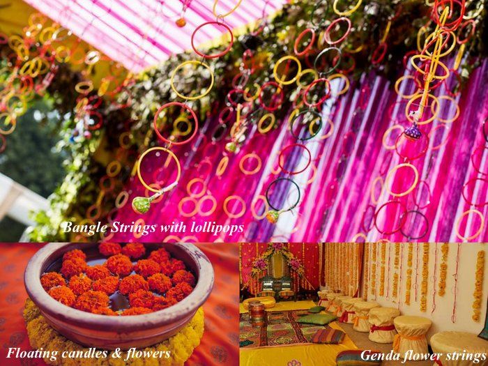 DIY decor ideas for your Mehendi! (Three cheap, chic ...