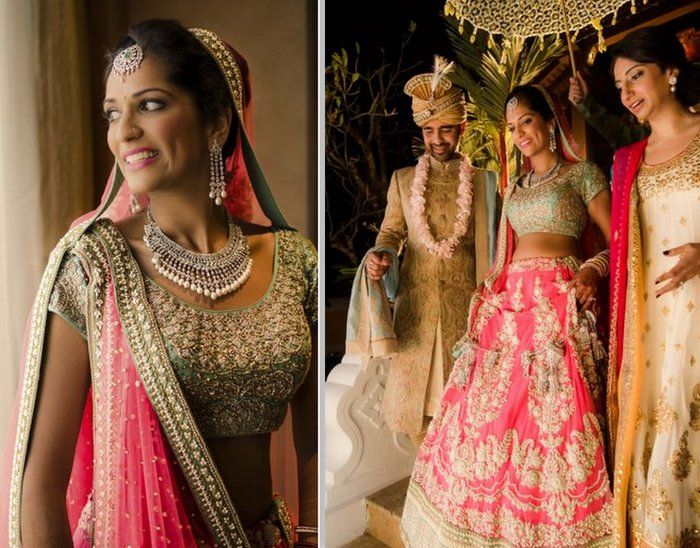 Wedding Lehenga Colors That Look Most Stunning On Dusty Skin Tones –  Panache Haute Couture