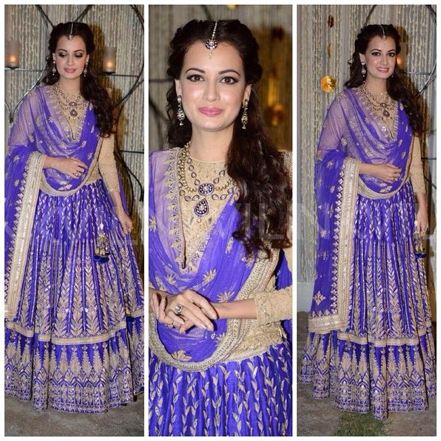 dia-mirza-sangeet-photos-lehenga-wedding