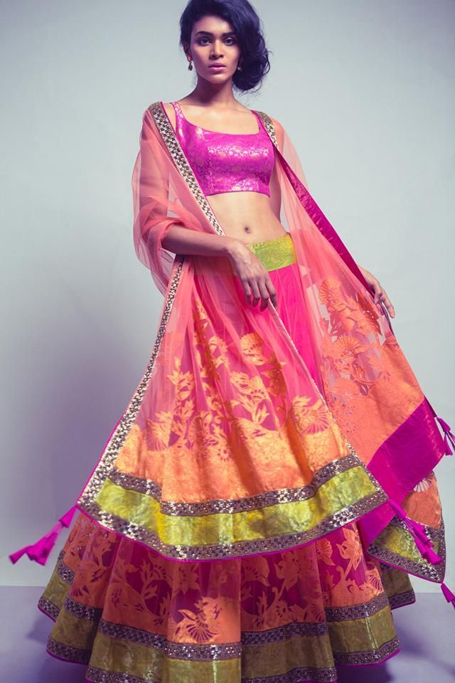 kanjivaram lehenga