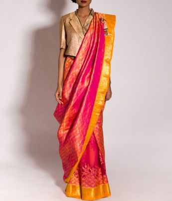 10 Modern Ways To Style Your Kanjeevaram Sari Wedmegood