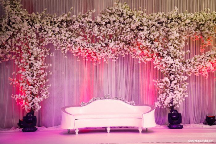 New Stage Backdrop Ideas We are Loving These Days! | WedMeGood