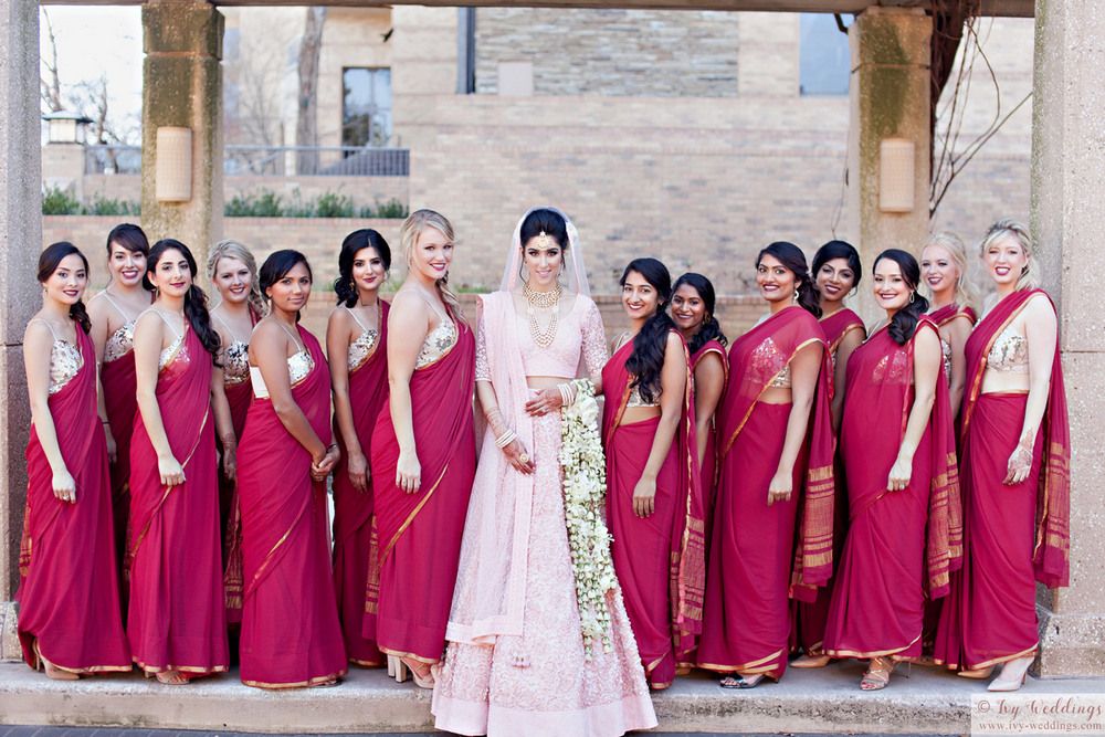 Ethereal Wedding In Blush Pink Of Ex Miss India USA 