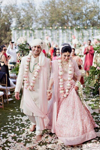 Ethereal Wedding In Blush Pink Of Ex Miss India USA 