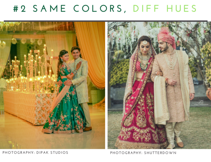 The Inside Guide To Co,ordinating Outfit Colors For Bride
