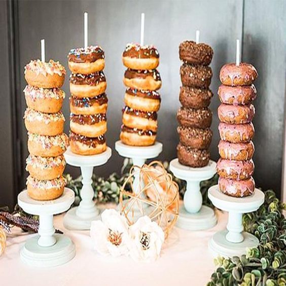 Dessert Table Display Is A Must-Have At Your Modern Home Wedding