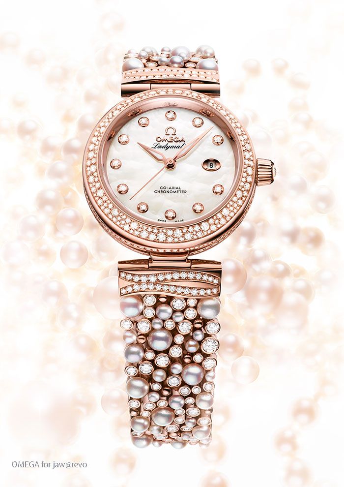 OMEGA-De-Ville-Ladymatic-Diamonds-Pearls.