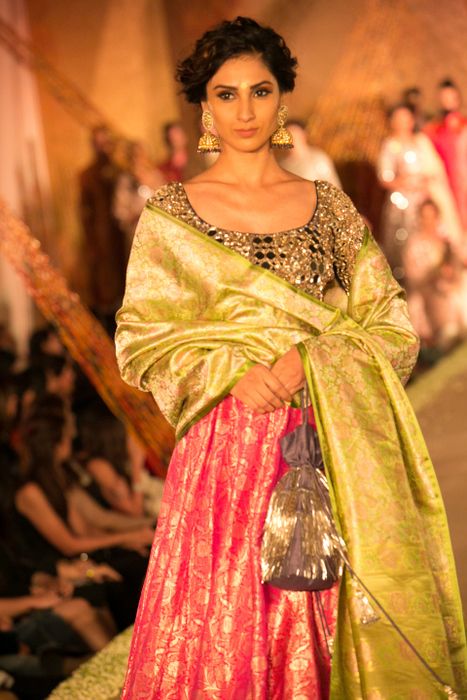 Model in Manish Malhotra - The Regal Threads Collection