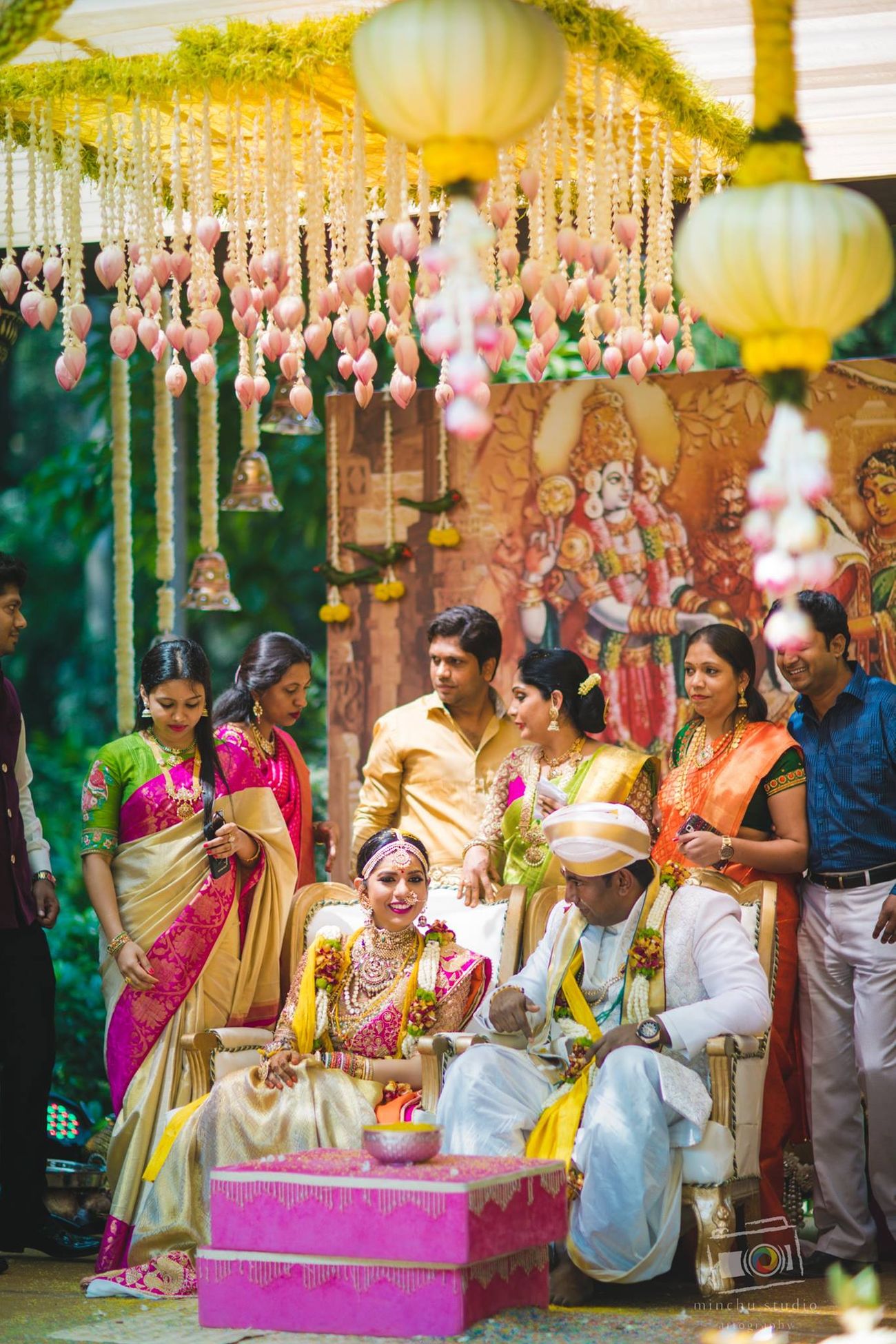 Glamorous and Elegant Wedding in Bangalore With Gorgeous Temple
