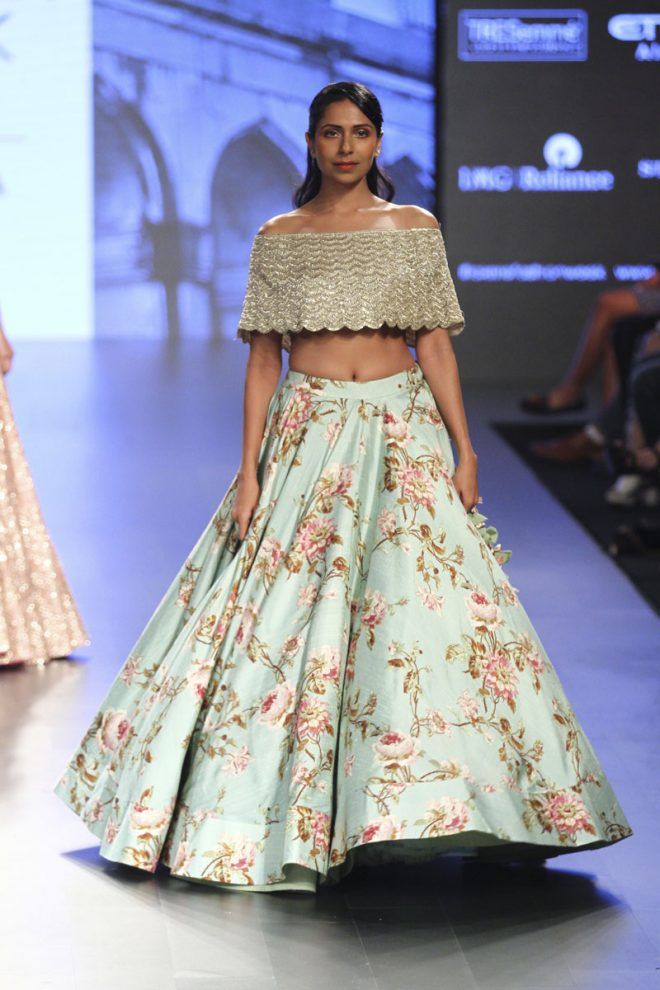 off the shoulder lengha