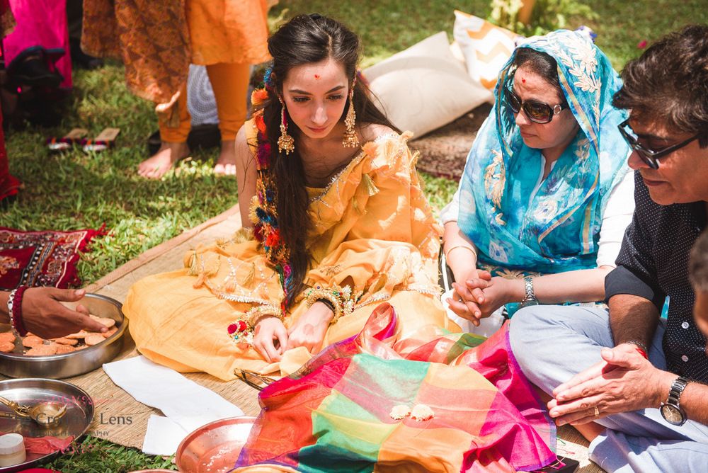 The Haldi Party In This Boho Wedding Is What You NEED To See! | WedMeGood