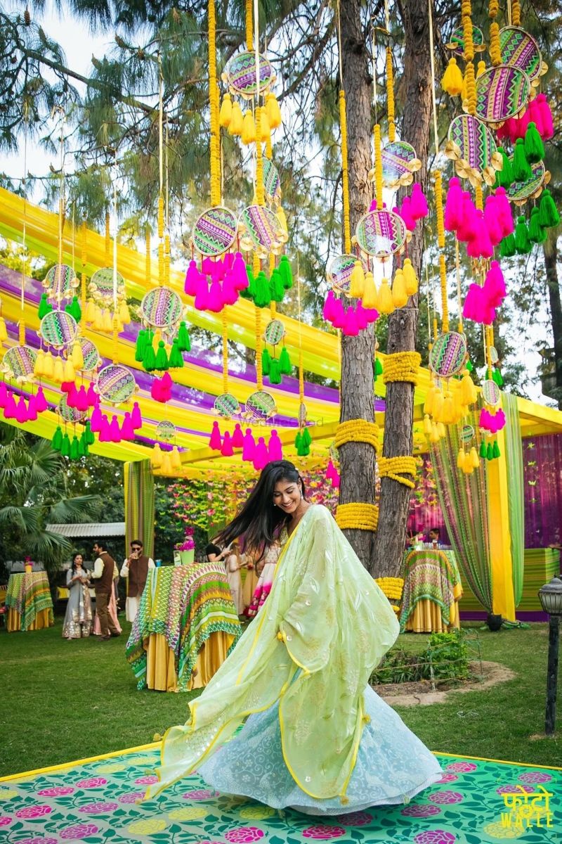 Mehendi theme decoration