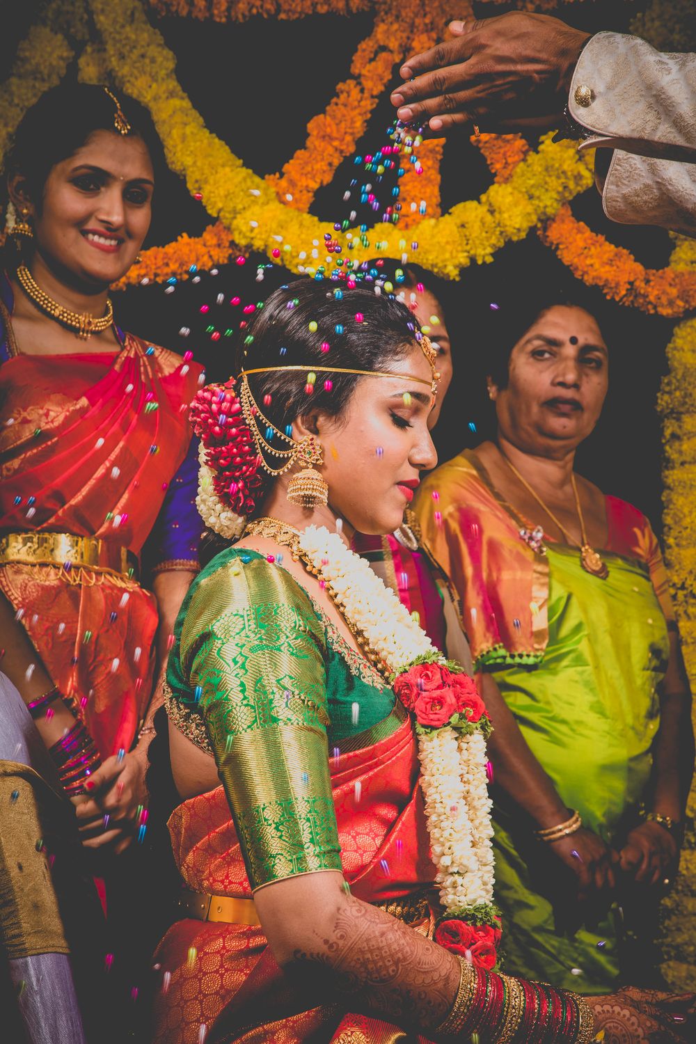 Traditional Bangalore Wedding With The Most Gorgeous Kanjeevarams Ever