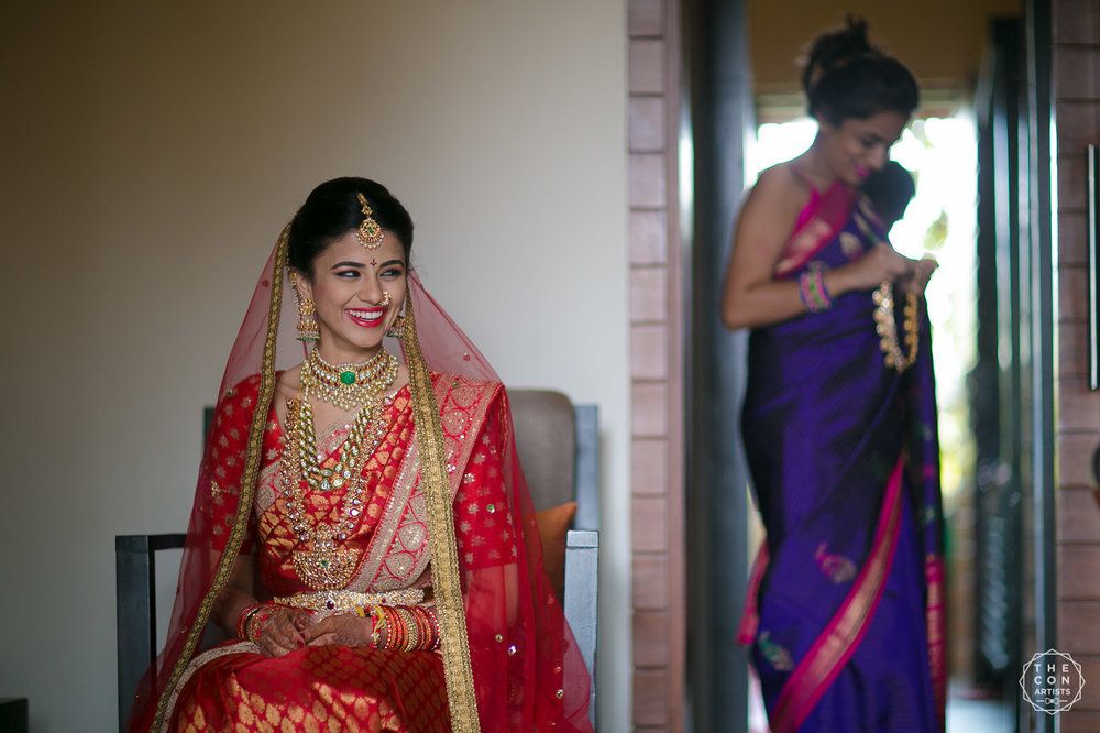 Gorgeous Hyderabad Wedding With A Bride In Beautiful Kanjeevarams ...