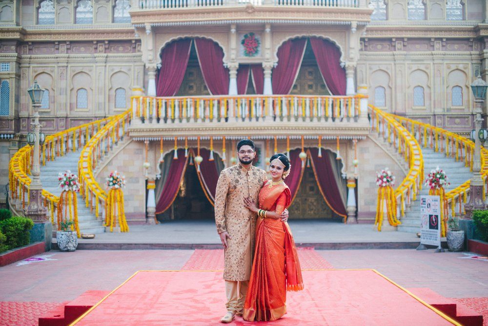 Pretty Mumbai South Indian Wedding With Silky Kanjeevarams Wedmegood