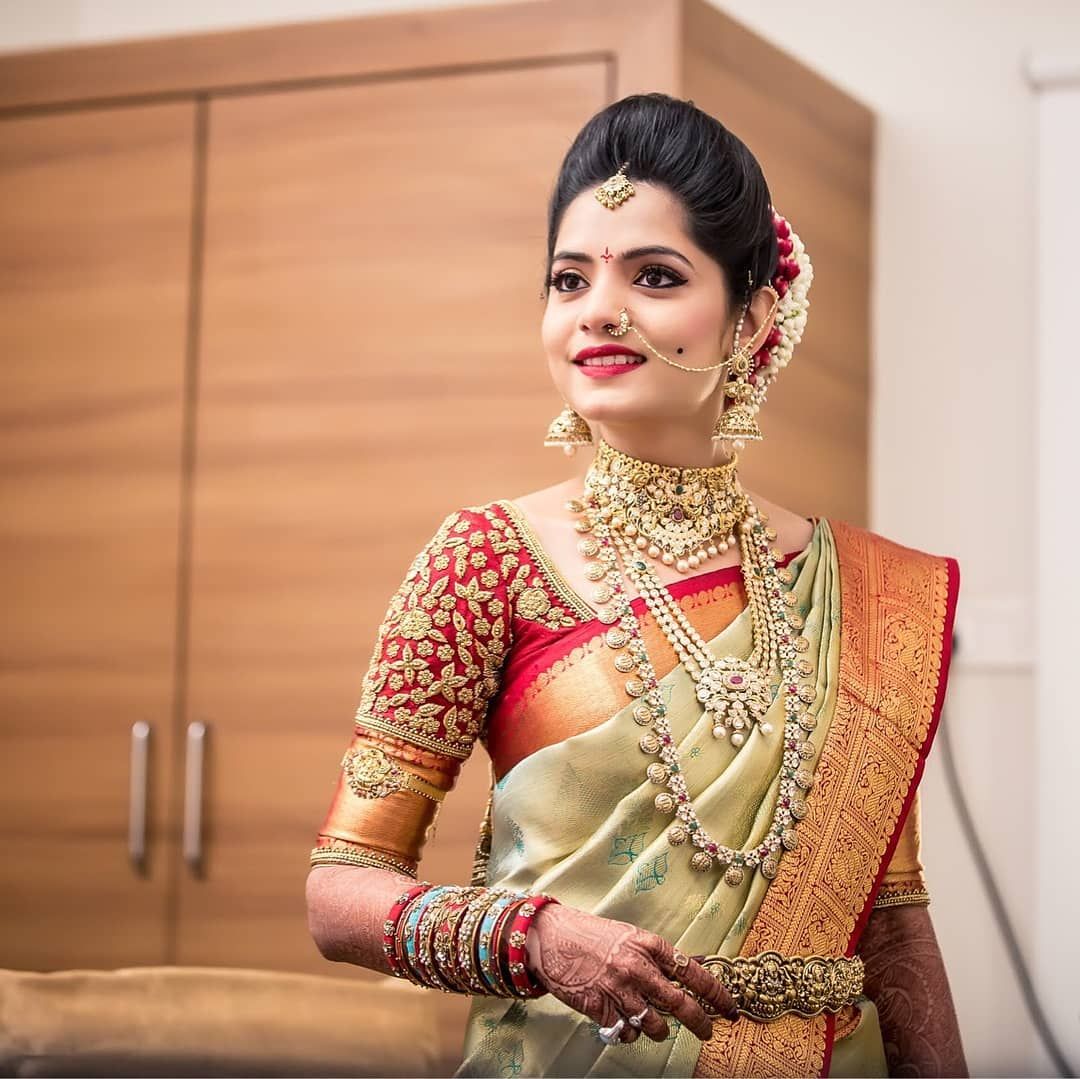 Best Pellikuturu Ceremony Saris We Found On Our WMG Brides! | WedMeGood