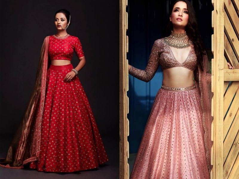 Designer bridal lehenga between 30-50k