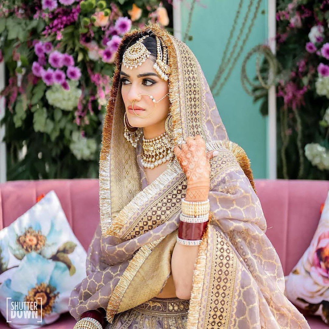 Most Offbeat And Unique Sabyasachi Lehenga Colours Spotted On Real Brides Wedmegood 