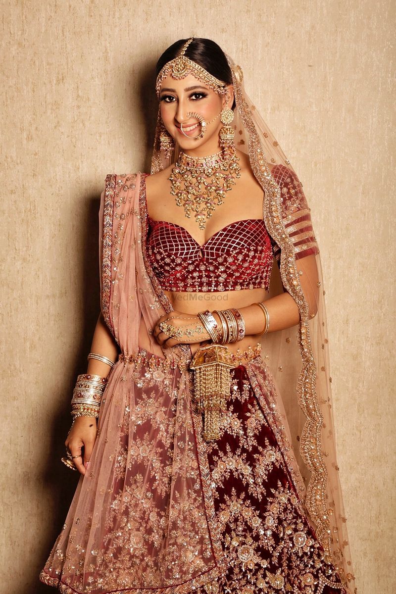 lehenga back blouse designs