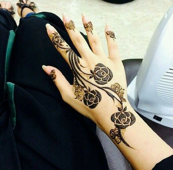 simple arabic mehndi 