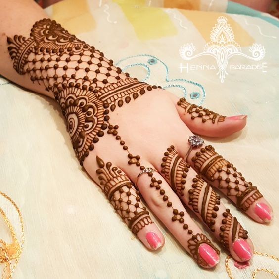 jaal arabic mehndi design