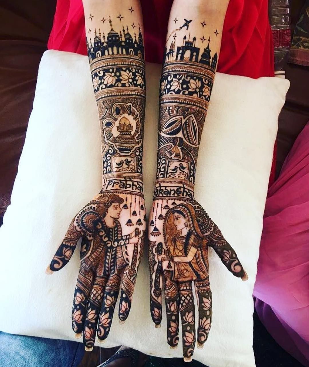 Portrait Mehndi Designs: The Best Ones We’ve Spotted On Real Brides ...