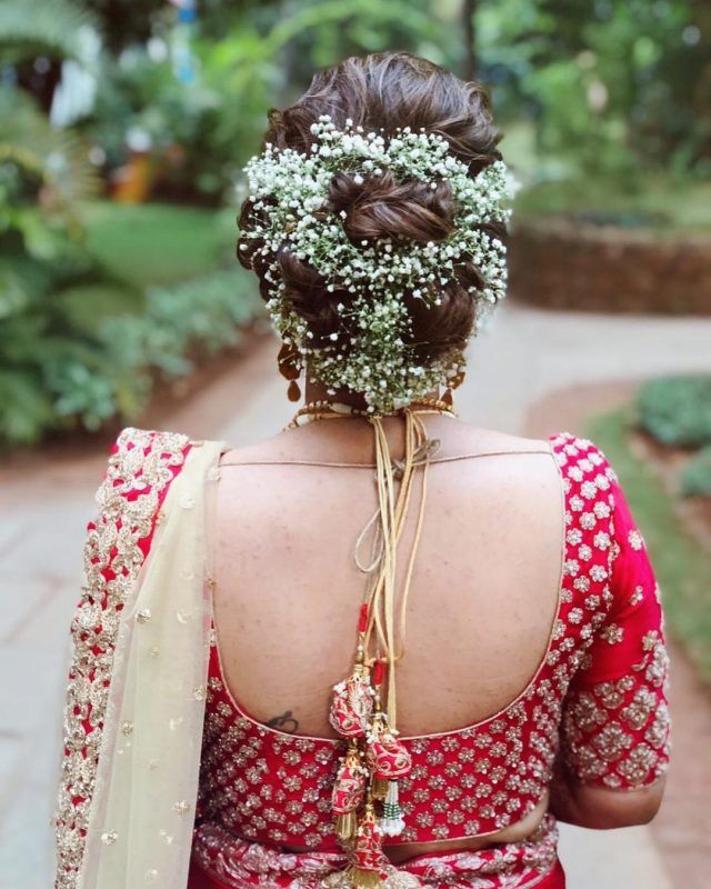 Check Out These Stunning Baby Breath Hairstyle Inspiration! | WedMeGood