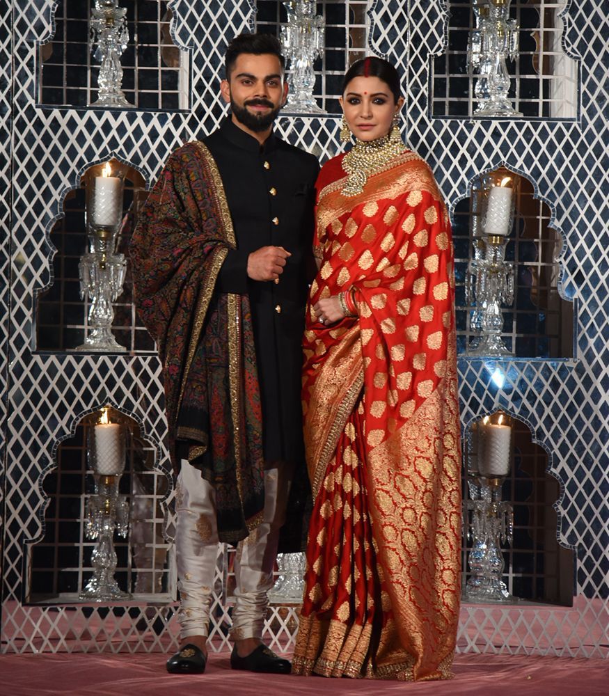 Anushka Sharma Kanjeevaram saree