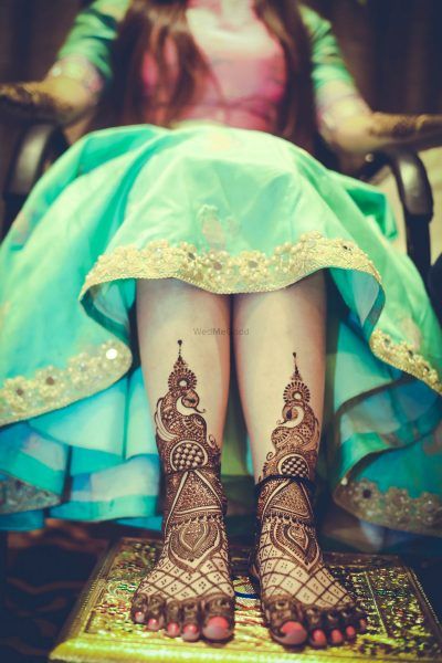 peacock mehndi designs