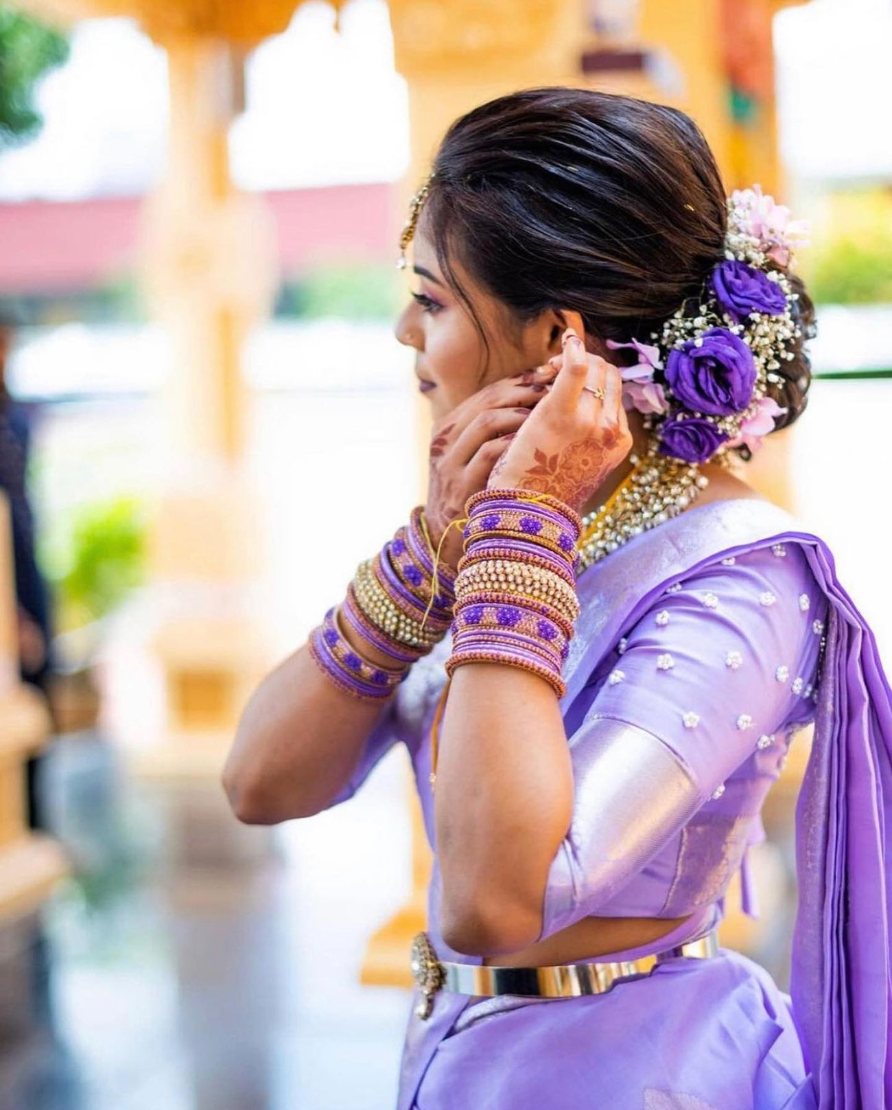 South Indian Brides Who Wore Kanjeevarams In Unique And Offbeat Colors