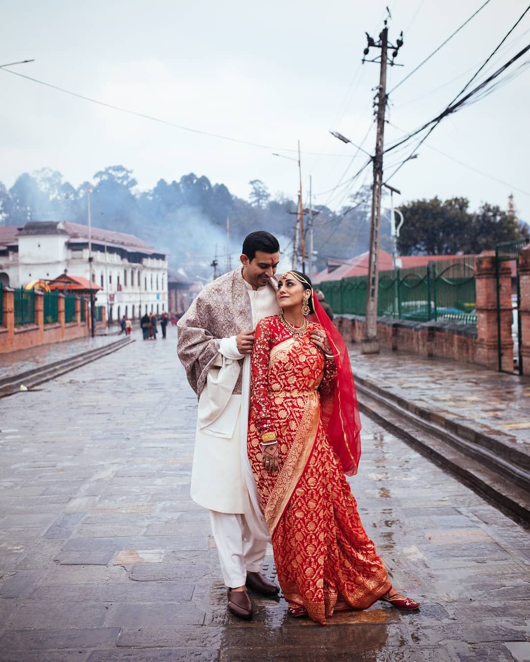 Red Bridal Banarasi Saree