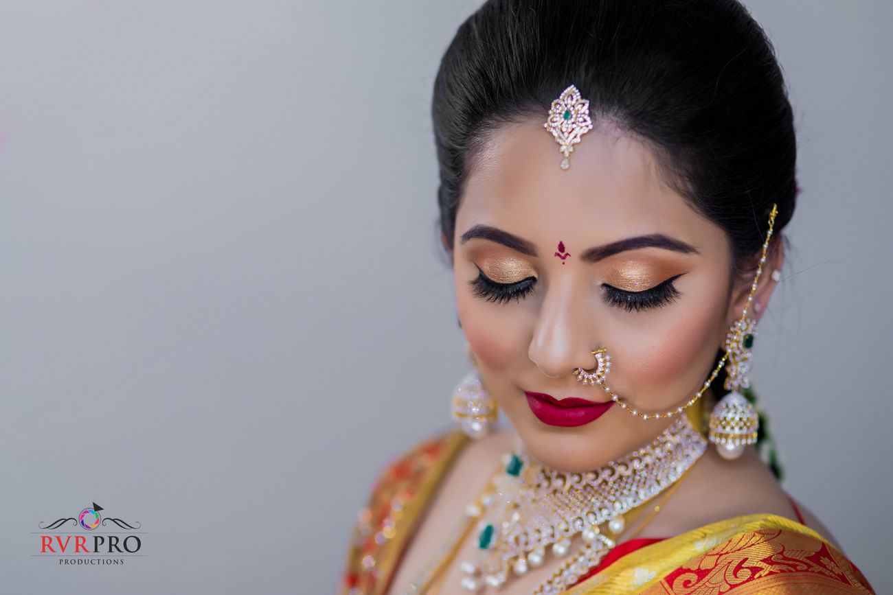 South Indian Bridal Makeup 20 Brides Who Totally Rocked This Look Wedmegood 7559