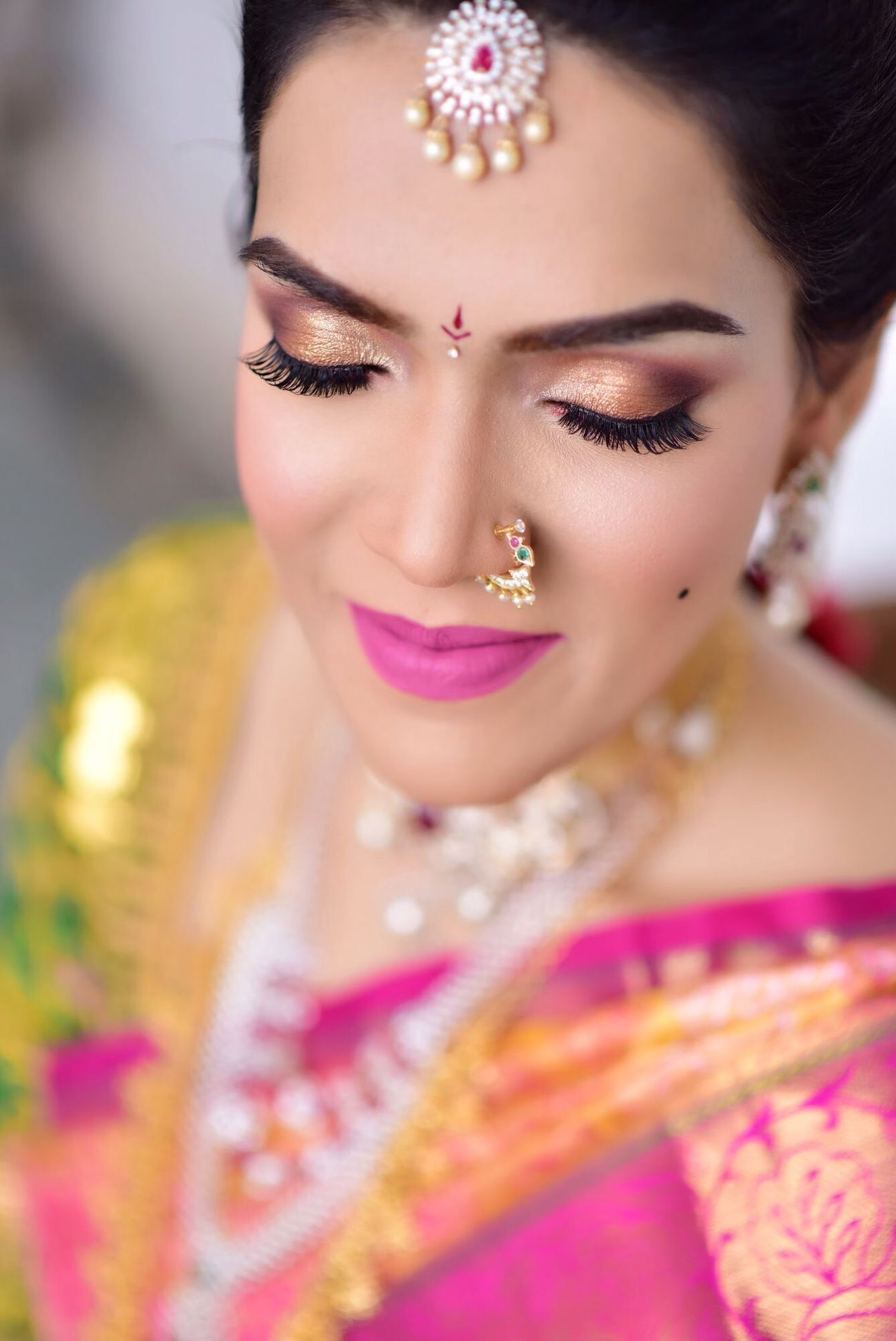 South Indian Bridal Makeup 20 Brides Who Totally Rocked This Look Wedmegood 