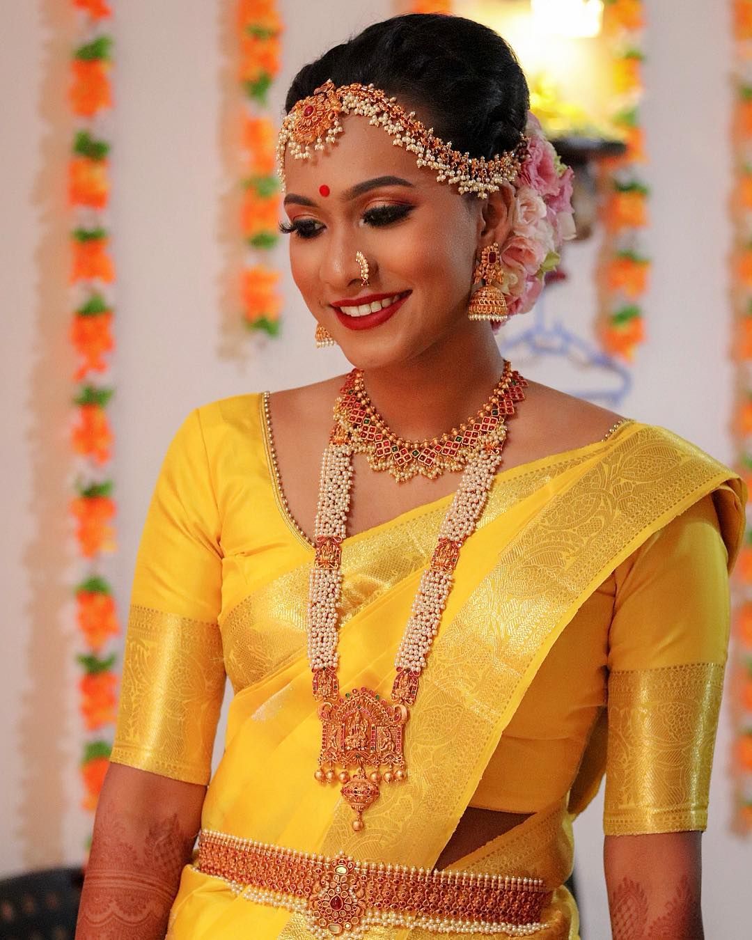 South Indian Bridal Makeup 20 Brides Who Totally Rocked This Look Wedmegood 