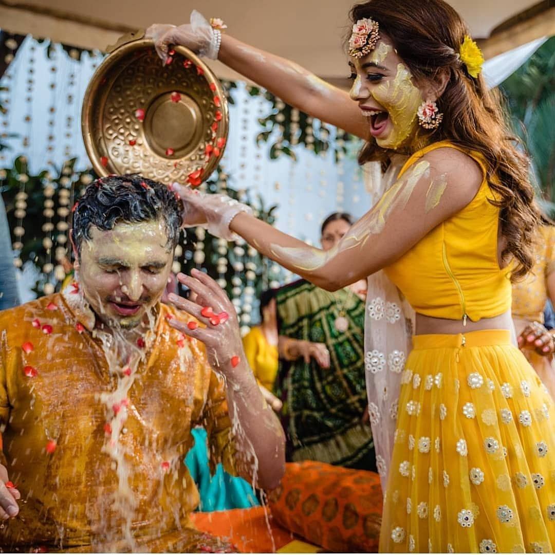 Our Favourite Haldi Photos Of All Times Wedmegood 1492