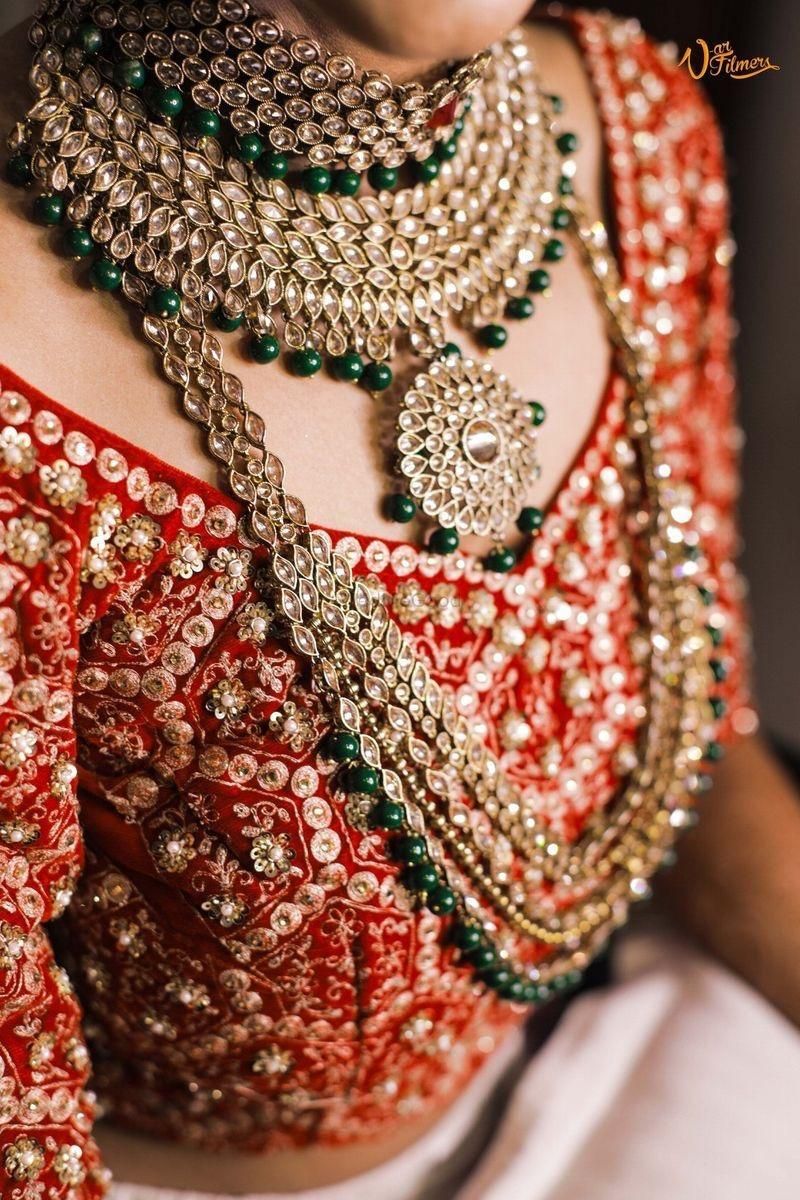 Rent artificial bridal jewellery