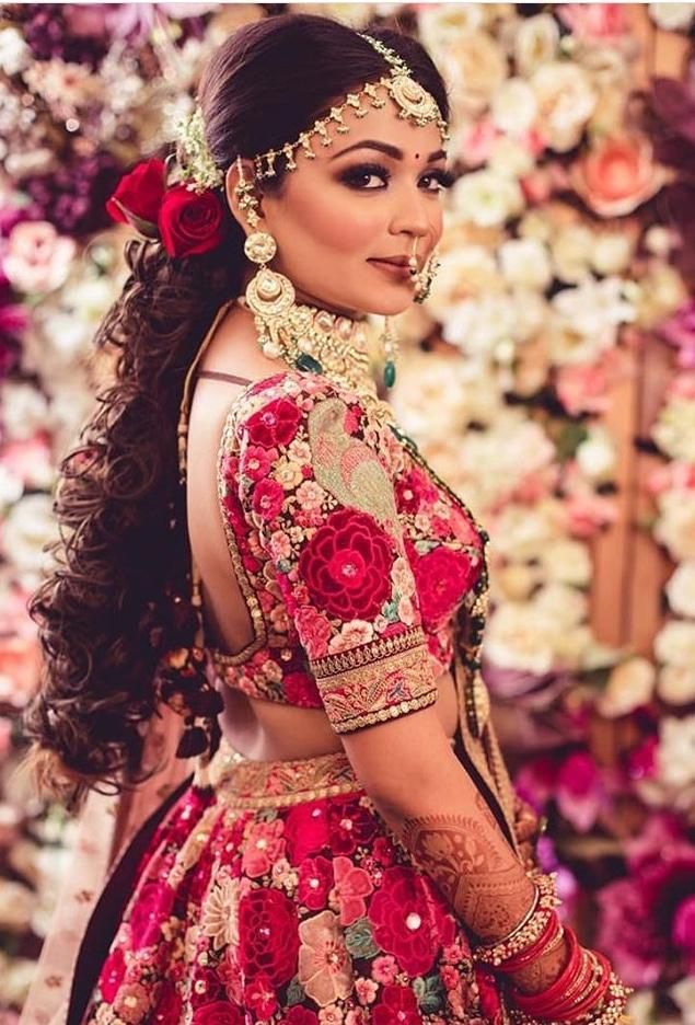 Wedding Reception Hairstyles Trending In Indian Weddings | WedMeGood