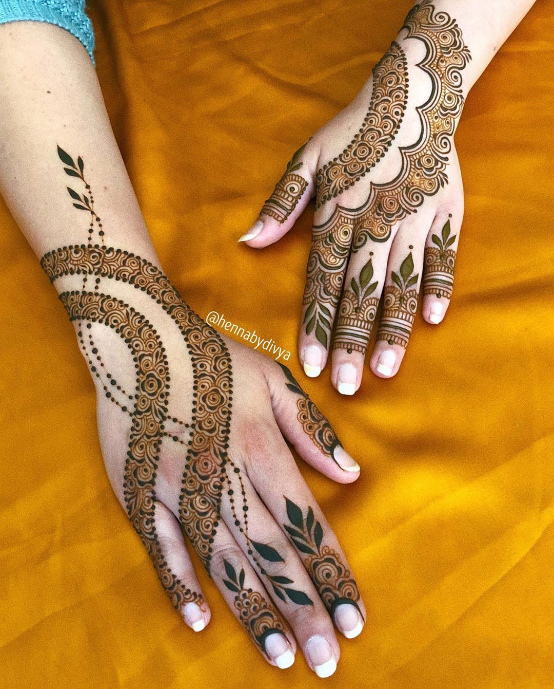 Unique Back Hand Mehndi Designs For The Bridesmaids Wedmegood 0366