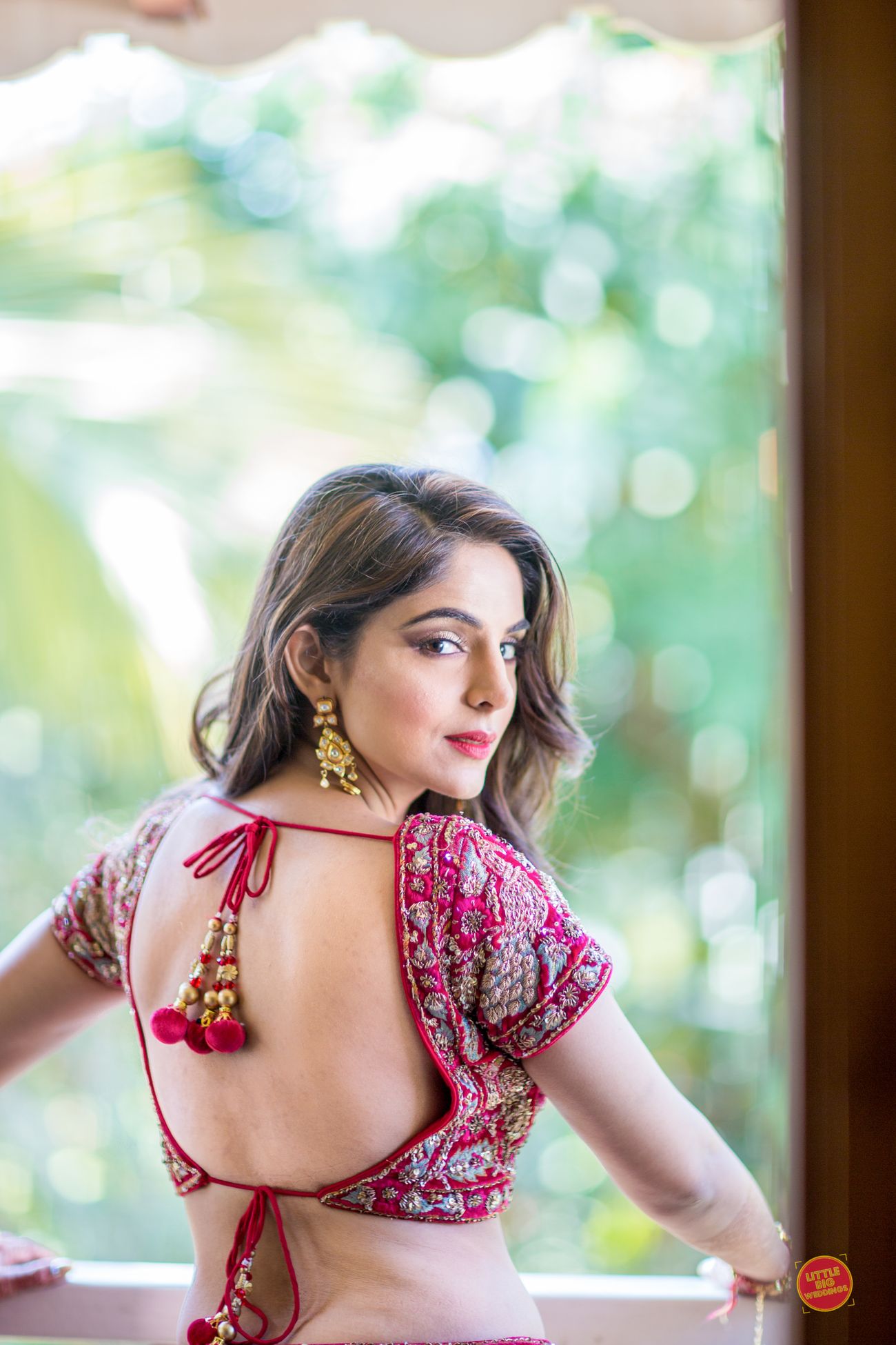 40 Stunning Backless Blouse Designs That Wowed Us Wedmegood