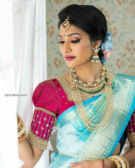 Trend Alert: Puff Sleeve Blouses For Your Kanjeevaram Saree Is A Thumbs ...