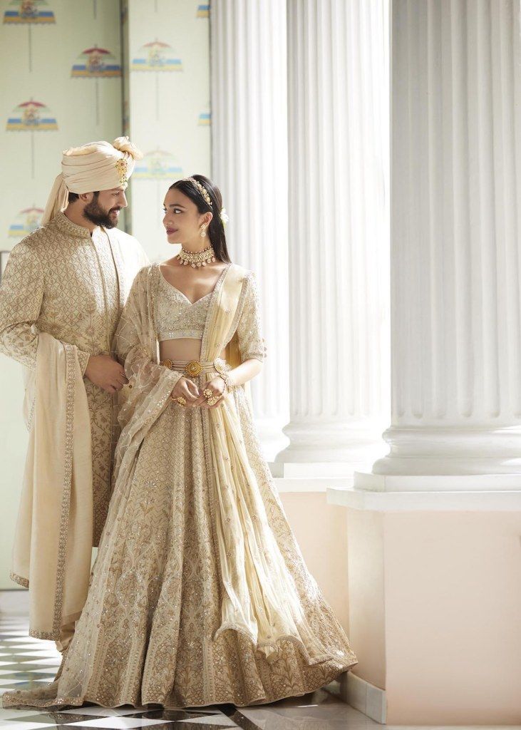 Gold sherwani for groom