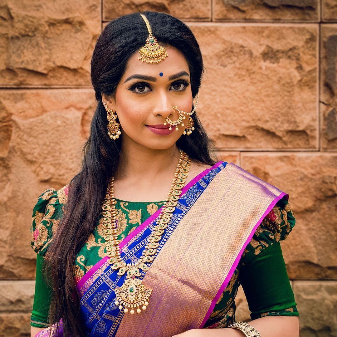 Vratham look for South Indian Bride