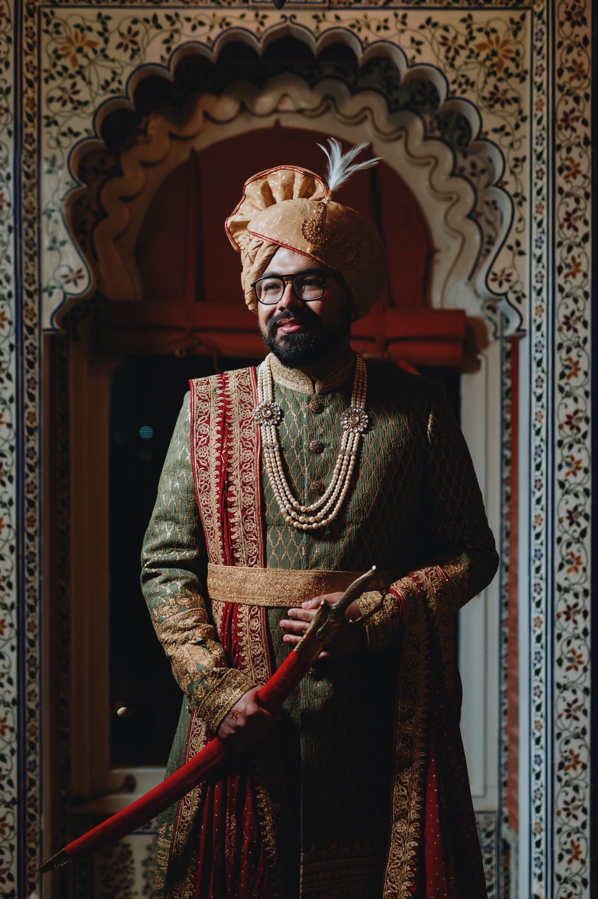 Elegant Destination Wedding With The Bride In An Earthy Toned Lehenga ...