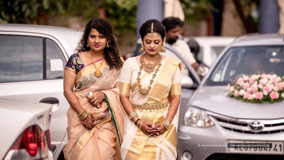 Kerala Bride in Set Mundu