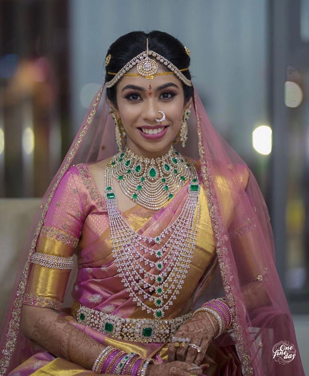 Pink Kanjeevaram Saree