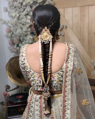 Ditch The Flowers, The Brides Are Moving Towards Embellished Braids ...