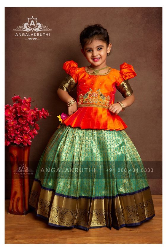 These Pattu Pavadai Choices Are Perfect For Your Tiny Tots This Wedding ...